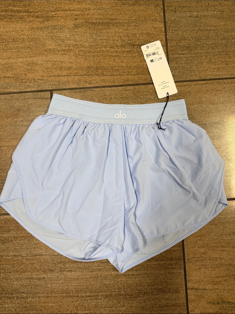 ALO Yoga Women’s Light Blue Athletic Shorts